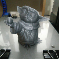 Picture of print of baby yoda with ball This print has been uploaded by void null