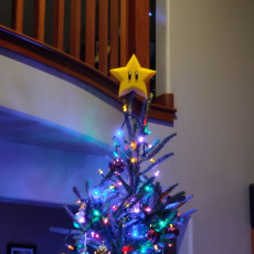 Picture of print of Star Mario Xmas Tree Topper