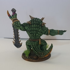 Picture of print of Zantharot the Lizard Champion This print has been uploaded by Thurgeis