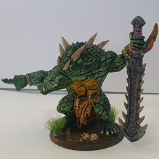 Picture of print of Zantharot the Lizard Champion This print has been uploaded by Thurgeis