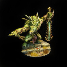 Picture of print of Zantharot the Lizard Champion This print has been uploaded by TILE FORGE