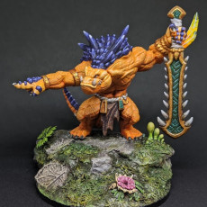 Picture of print of Zantharot the Lizard Champion This print has been uploaded by Jamie Burrell