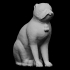 Chinese Porcelain Pug Dog A (One of a Pair) image