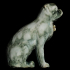 Chinese Porcelain Pug Dog B (One of a Pair) image