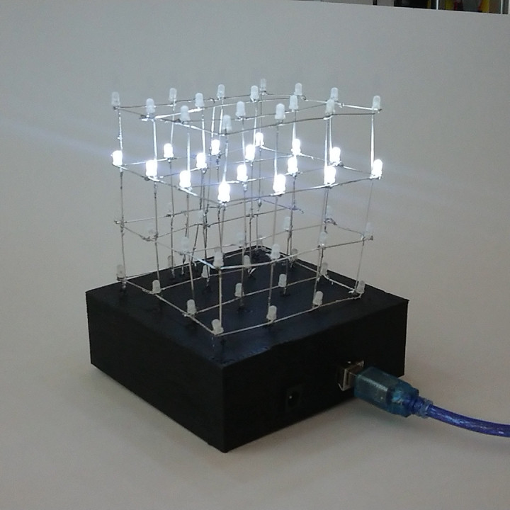 Led Cup 4x4x4 Arduino
