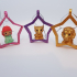 Christmas tree ornament_pencil toppers or ooshies decoration image