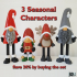 Set of 3 Seasonal Gonk Characters image