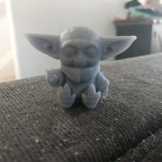 Picture of print of Baby Yoda