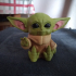 Baby Yoda print image