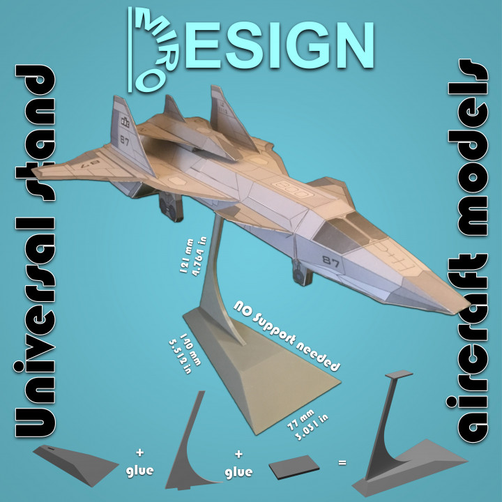 Universal Stand for Aircraft Models