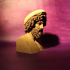 Bust of Asclepius print image