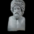 Bust of Asclepius print image