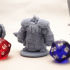 Dwarven Infantry 02 Miniature - pre-supported print image