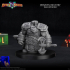 Dwarven Infantry 06 Miniature - pre-supported image