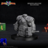 Dwarven Infantry 08 Miniature - pre-supported image