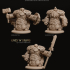 3 x Dwarven Infantry Miniatures Pack 01 image