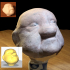 Puppet theatre: old man Head (scanned using photogrammetry) image