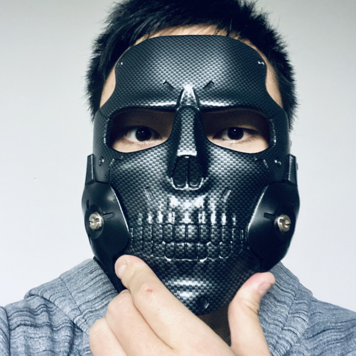 Death Stranding Die Hard Man Mask Optimzed For 3D Printing