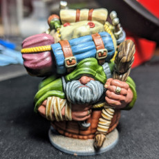 Picture of print of Dwarven Travelling Merchant Miniature - pre-supported This print has been uploaded by Zoop