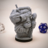 Dwarven Travelling Merchant Miniature - pre-supported image