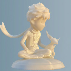 Picture of print of The Little Prince and the Fox