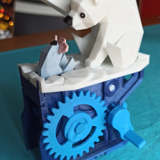 Picture of print of Polar Bear with Seal (automata) This print has been uploaded by spyfox.3d.printing