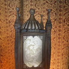 Picture of print of String Light Lithophane Ornament