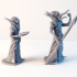 Mind Flayer - 3D printable character - 2 Poses image