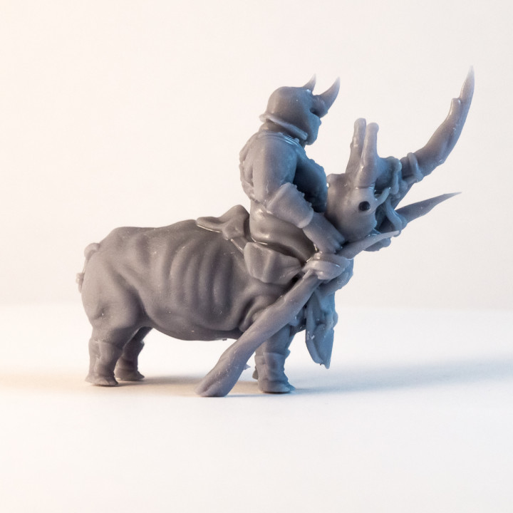$3.00Rhino Centaur - 3D Printable Character - 2 Poses