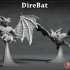 Direbat - 3D Printable Monster - 2 Poses image
