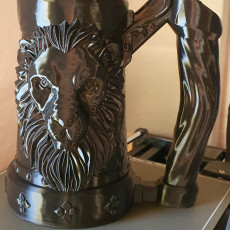 Picture of print of Mythic Mugs - Lion's Brew - Can Holder / Storage Container This print has been uploaded by Peter Scheler