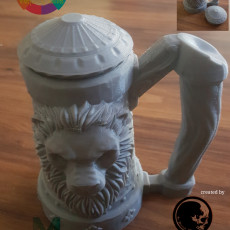 Picture of print of Mythic Mugs - Lion's Brew - Can Holder / Storage Container Esta impresión fue cargada por living in 3d