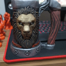 Picture of print of Mythic Mugs - Lion's Brew - Can Holder / Storage Container This print has been uploaded by Igor Gabriel