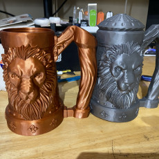 Picture of print of Mythic Mugs - Lion's Brew - Can Holder / Storage Container This print has been uploaded by Wes Lyons