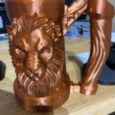 Picture of print of Mythic Mugs - Lion's Brew - Can Holder / Storage Container This print has been uploaded by Wes Lyons