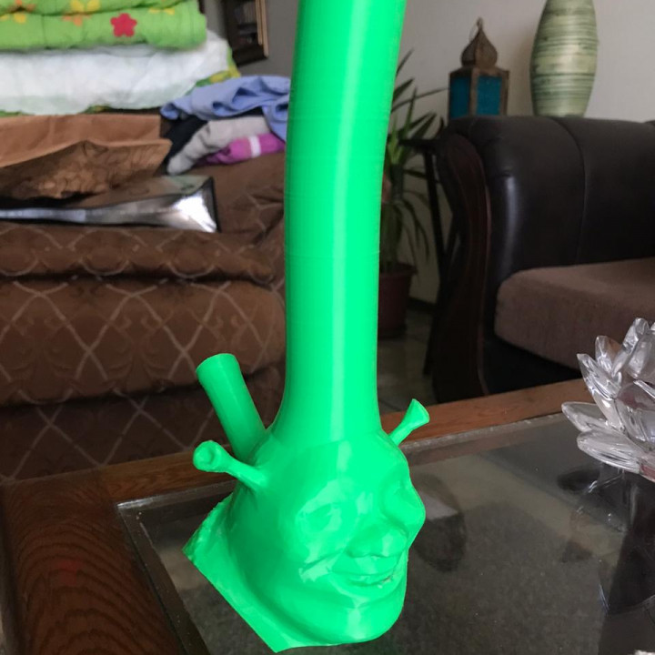 3d Printable Shrek Bong By Brayan Alvarez