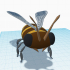 Honey Bee (Low poly) image