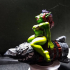 Lyzz Kaboom - Goblin Lady (Fantasy Pin-Up) print image