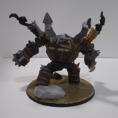 Picture of print of Sparksoot Scrap Golem