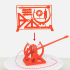 3D-printable Davinci catapult gift card image