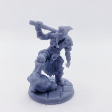 Picture of print of Male Barbarian (32mm Scale Miniature) This print has been uploaded by Taylor Tarzwell