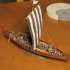 Medium Viking Warship  (Skejd), 32 Oars, ca. 850 AD image