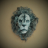 lion head print image