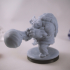 Tortle Master Monk Miniature - Pre-Supported print image