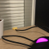 Mouse cable desk clip image