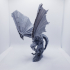 Crystal Dragon pose #2 print image