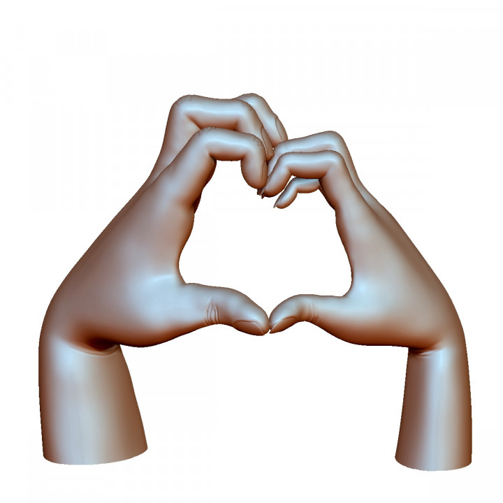 $3.00Heart sign hands couple in love