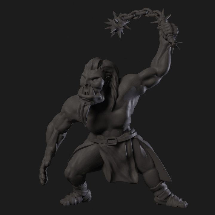Image of Ogre Berserker with Flail
