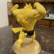 Picture of print of Ultra swole Pikachu This print has been uploaded by Adam McDonnough