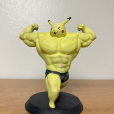 Picture of print of Ultra swole Pikachu